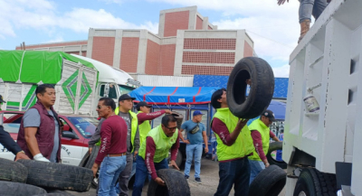 Operativo Calle Libre y Segura en el Mercado de Abasto de la ciudad de Oaxaca