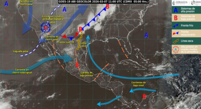 Persistirán temperaturas calurosas y de bochorno principalmente en el Istmo de Tehuantepec y Costa: Protección Civil