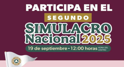 Desplegará Policía Vial Estatal dispositivo durante segundo Simulacro Nacional 2025