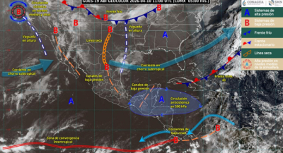 Lluvias fuertes y ambiente caluroso dominarán el clima este viernes en Oaxaca