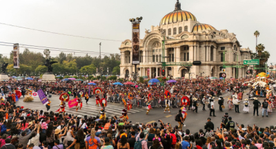 Deslumbra Oaxaca en Desfile del Día de Muertos en la CDMX