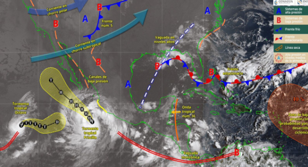 Este domingo prevén lluvias significativas en gran parte de Oaxaca