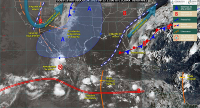 Se esperan lluvias y tormentas por la tarde en Oaxaca