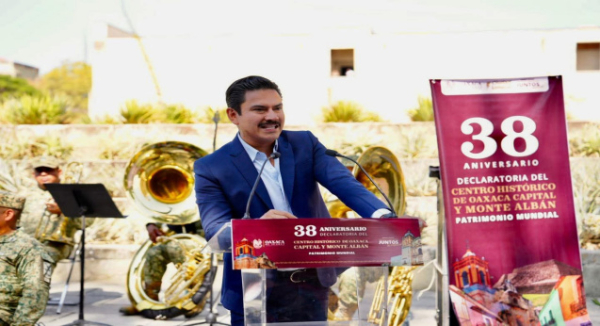Oaxaca de Juárez conmemora el 38 aniversario de su nombramiento como Patrimonio Cultural de la Humanidad