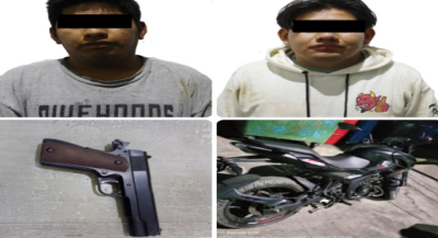 Policía Municipal detiene a dos personas por el presunto delito de robo con violencia