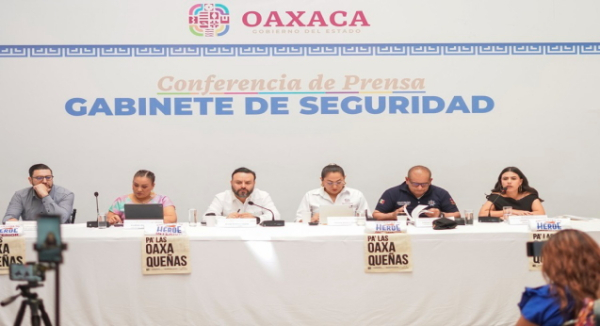 Gobierno del Estado mantiene acciones integrales contra la violencia en el territorio oaxaqueño