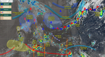Persistirán lluvias de intensidad variable con periodos de tormentas fuertes en Oaxaca