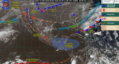 Continuarán lluvias fuertes, calor extremo y evento de mar de fondo en Oaxaca: Protección Civil
