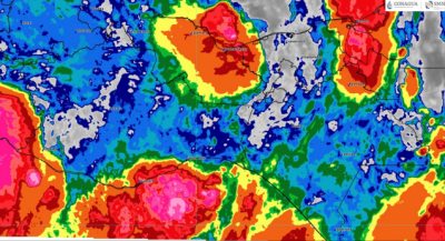 Depresión tropical Once-E se desplaza frente a las costas de Oaxaca