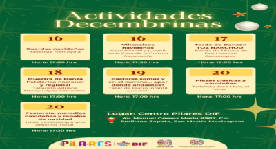 Ofrece CCO talleres en DIF Pilares Oaxaca durante diciembre