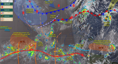 Lluvias, tormentas y posibles granizadas se esperan para este domingo en Oaxaca