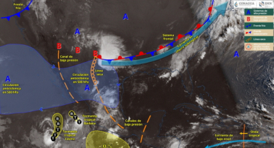 Este martes persistirán lluvias con tormentas durante la tarde en Oaxaca