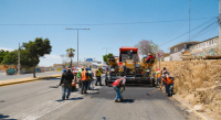Reporta Gobierno de Oaxaca avance del 77% en reencarpetamiento y bacheo de la zona metropolitana