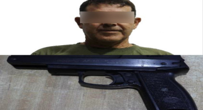 Policía Municipal detiene a una persona en posesión de una pistola réplica de arma de fuego