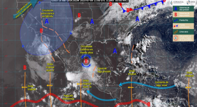 Vaguada monzónica y ondas tropicales provocarán lluvias este miércoles en Oaxaca