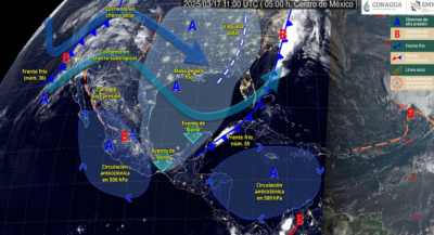 Continuarán lluvias con chubascos aislados al norte de Oaxaca