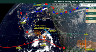 Se prevén lluvias fuertes en varias regiones de Oaxaca para este sábado