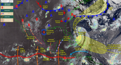 Se prevén lluvias, tormentas y chubascos con mayor presencia en la Sierra Sur para este martes