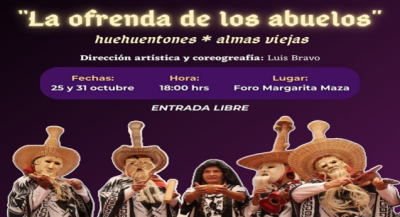 Presentará CCO musicales, de danza y cursos por temporada de Día de Muertos