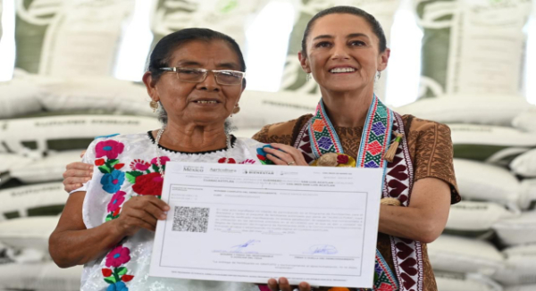 El programa de fertilizantes gratuitos ya es un derecho constitucional de las y los campesinos: Presidenta Claudia Sheinbaum