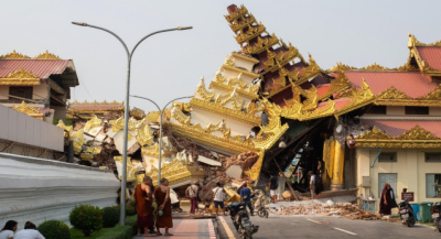 Suman 694 muertos por terremoto en Myanmar