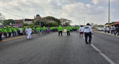 Implementa Policía Vial Estatal operativo especial por marchas del Día del Trabajo
