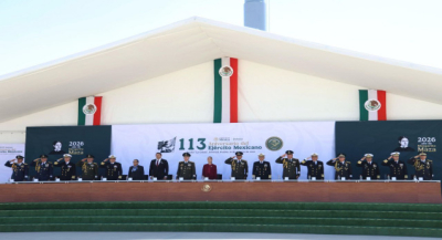 Nuestras fuerzas armadas son garantía de que México decidirá su destino con independencia”: Presidenta Claudia Sheinbaum en 113 Aniversario del Ejército Mexicano