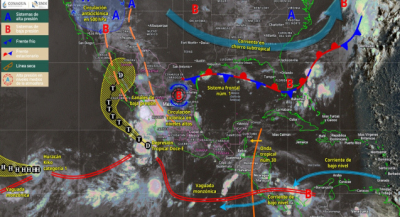 Se prevén lluvias y tormentas vespertinas en Oaxaca por onda tropical 30