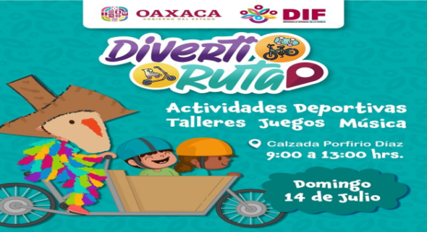 Asiste este domingo a la décimo séptima Diverti Ruta en el marco de la Guelaguetza 2024