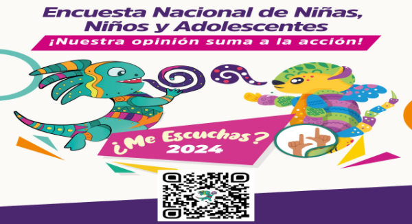 Invitan a la niñez y adolescencia a participar en la Consulta Nacional ¿Me escuchas? 2024