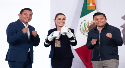 Presidenta Claudia Sheinbaum presenta Boxeando por la Paz: 5 mil boxeadoras y boxeadores impartirán clases de boxeo a 100 mil niños y jóvenes en todo el país