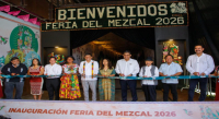 Inaugura Salomón Jara la Feria del Mezcal y de Artesanías 2026 en Oaxaca