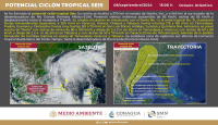 Tormenta tropical “Francine” mantendrá condiciones lluviosas para Oaxaca