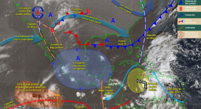 Se esperan precipitaciones ligeras a moderadas en algunas regiones de Oaxaca