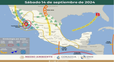 Emiten recomendaciones por lluvias pronosticadas para este fin de semana en Oaxaca