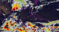 Informa Protección Civil sobre potencial ciclón tropical Cuatro-E frente a costas del Pacífico