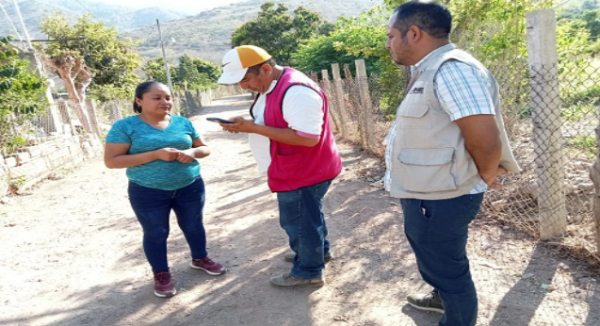 Realiza INE Oaxaca Verificación Nacional Muestral