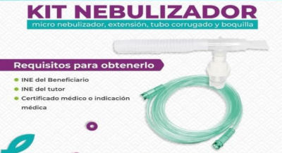 Entregará DIF Oaxaca 3 mil kits nebulizadores de forma gratuita a las personas que por condición de salud lo requieran