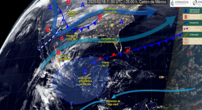 Se esperan lluvias con tormentas aisladas sin descartar granizo en Oaxaca