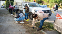 Impulsan limpieza y seguridad en San Martín Mexicapam con Tequio Vecinal