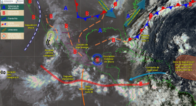 Continuará la presencia de lluvias y tormentas en Oaxaca este jueves