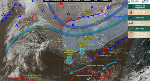Este miércoles se prevé una ligera recuperación de las temperaturas en Oaxaca: CEPCyGR