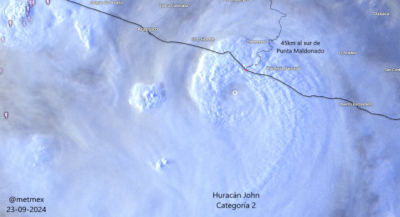 Oaxaca: Activa CESS plan de respuesta ante el huracán "John"
