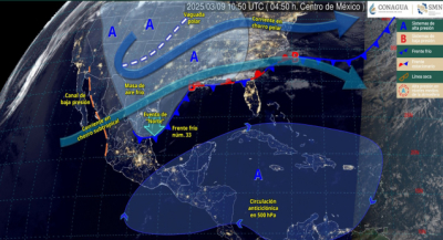 Se prevé posibles lluvias, chubascos y tormentas vespertinas en el estado