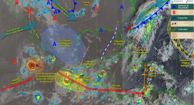Se prevén lluvias de intensidad variable para este viernes en Oaxaca