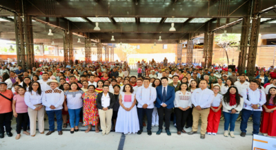 Fortalece DIF Oaxaca programas alimentarios con entrega de 200 equipamientos a comedores comunitarios del estado