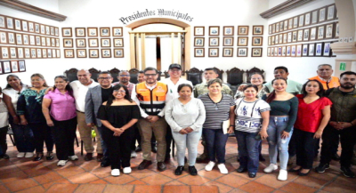 Agentes municipales se suman a las acciones de protección civil en la capital