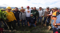 Con Mega Tequio de Reforestación 2025, Salomón Jara une y restaura el ecosistema de la zona Chocho-Mixteca