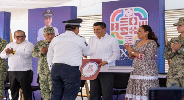 Como nunca antes, respalda Gobierno de Oaxaca a las corporaciones de seguridad