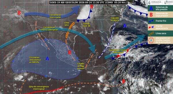 Persistirá inestabilidad atmosférica con lluvias, tormentas eléctricas y rachas de viento en Oaxaca